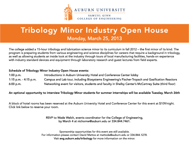 Tribology Invitation